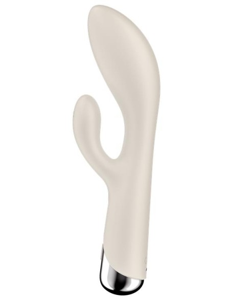 Vibro Rabbit Spinning Rabbit 1 11 x 3.5cm Beige | FetishXplore