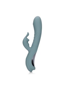 Vibro Rabbit Fingering Motion 23 cm Gris | FetishXplore