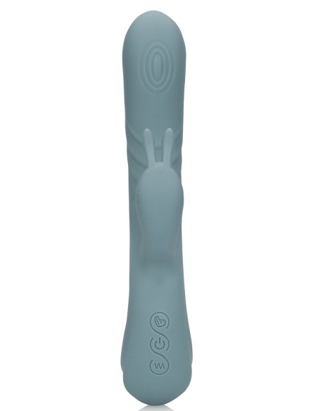 Vibro Rabbit Fingering Motion 23 cm Gris | FetishXplore