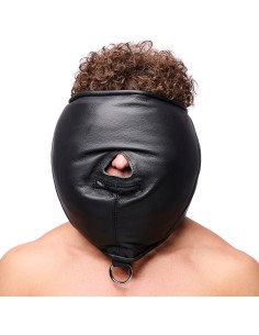 Cagoule Sensorielle en Cuir | FetishXplore