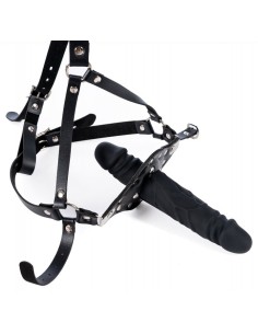 Baillon avec Gode Strap Dick 12cm | FetishXplore 2