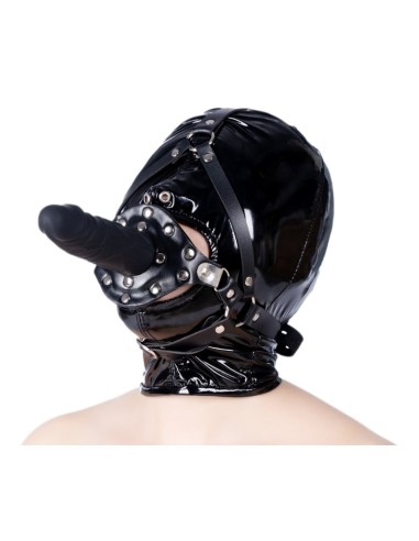 Baillon avec Gode Strap Dick 12cm | FetishXplore