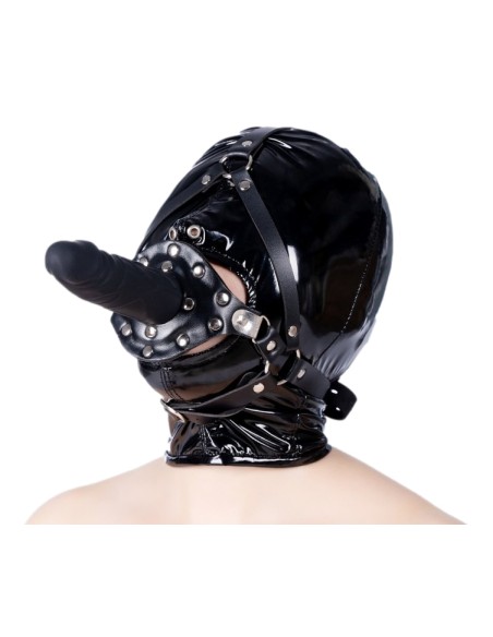 Baillon avec Gode Strap Dick 12cm | FetishXplore