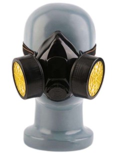 Masque Respirateur Double Duo Breath Noir | FetishXplore