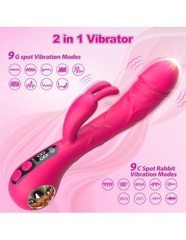 Vibro Rabbit Spotbit 14 x 3.7cm Rose | FetishXplore