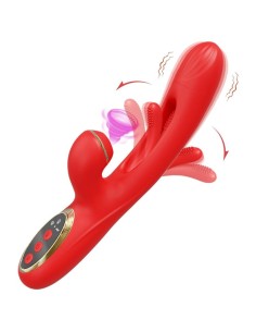 Vibro Rabbit Clitsuck 13 x 3.6cm Rouge | FetishXplore 2