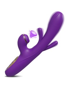 Vibro Rabbit Clitsuck 13 x 3.6cm Violet | FetishXplore
