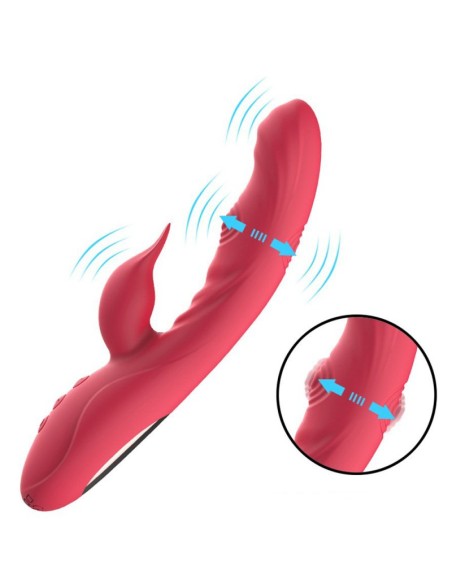 Vibro Rabbit Tapik 12 x 3.4cm | FetishXplore