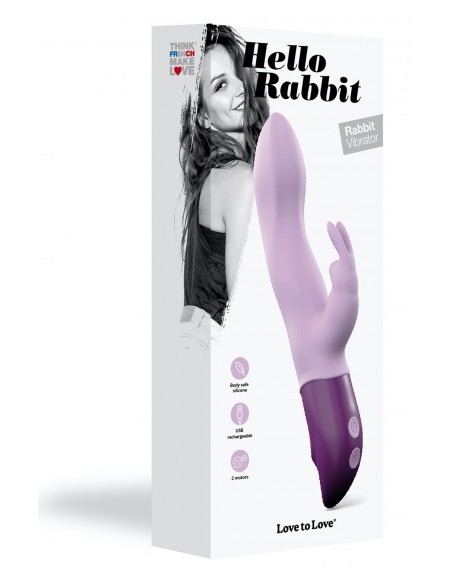 Vibro Hello Rabbit Mauve | FetishXplore