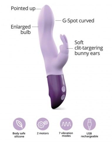 Vibro Hello Rabbit Mauve | FetishXplore