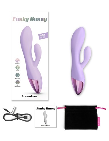Vibro Rabbit Funky Bunny Love to Love Mauve | FetishXplore