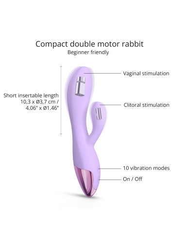 Vibro Rabbit Funky Bunny Love to Love Mauve | FetishXplore
