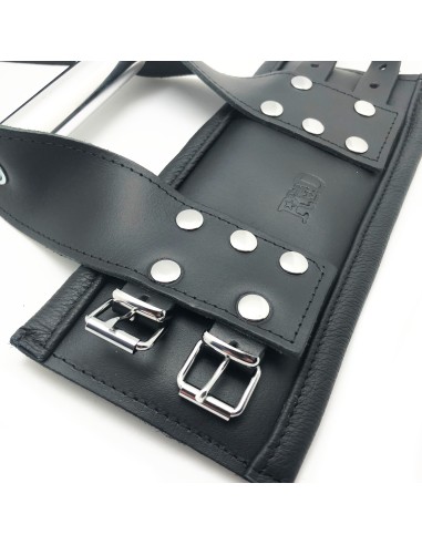 Menottes Suspension Deluxe en Cuir - The Red | FetishXplore