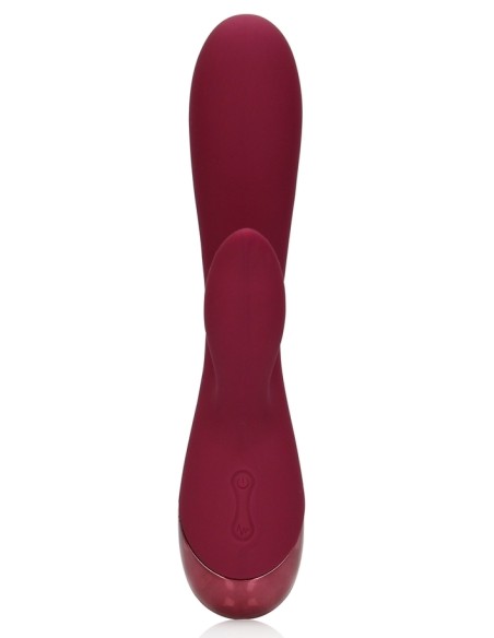 Smooth Silicone Rabbit Vibrator Dark Cherry | FetishXplore