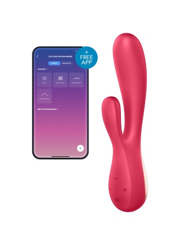 Rabbit Connecté Mono Flex Satisfyer Rose | FetishXplore