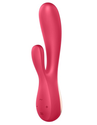 Rabbit Connecté Mono Flex Satisfyer Rose | FetishXplore