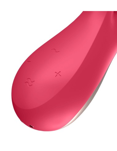 Rabbit Connecté Mono Flex Satisfyer Rose | FetishXplore
