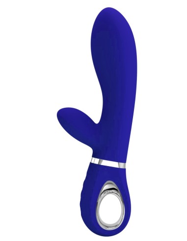 Vibro Rabbit Thomas 11 x 3.8cm Indigo | FetishXplore