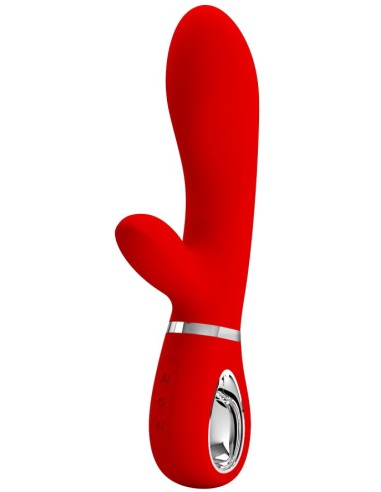 Vibro Rabbit Thomas 11 x 3.8cm Rouge | FetishXplore