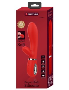 Vibro Rabbit Thomas 11 x 3.8cm Rouge | FetishXplore 2