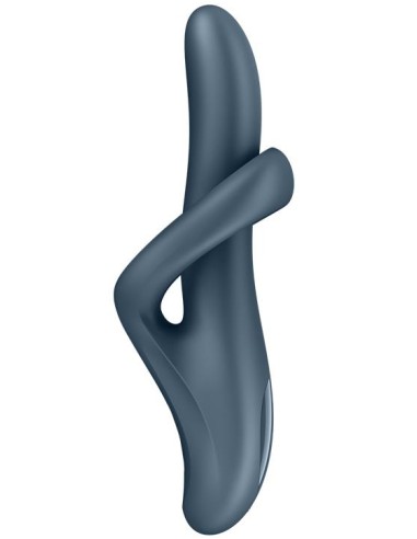 Vibro Rabbit Heat Flex 4 Gris | FetishXplore