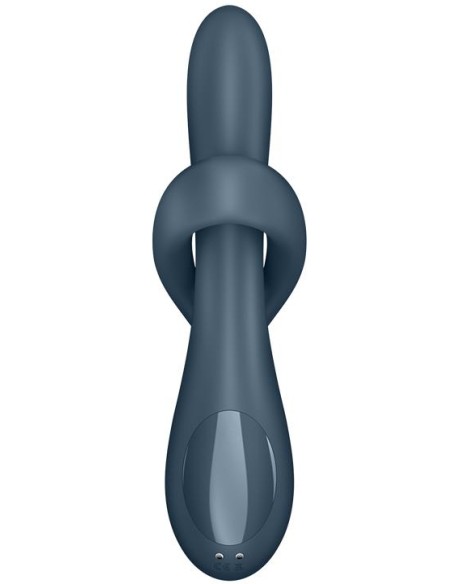 Vibro Rabbit Heat Flex 4 Gris | FetishXplore