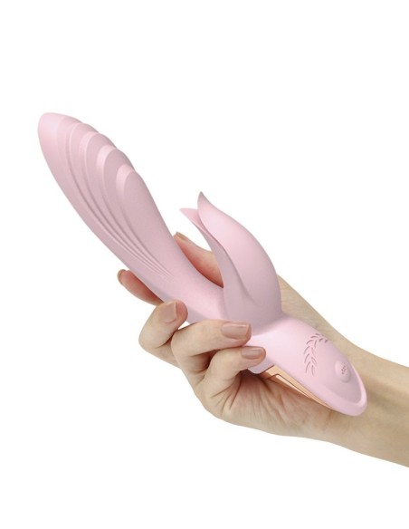 Vibro Rabbit Twist Vibe 12 x 3.4cm Pink