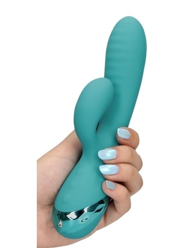 Vibro Rabbit Gonflable Flatblue 11 x 3.5cm | FetishXplore