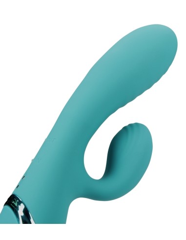 Vibro Rabbit Gonflable Flatblue 11 x 3.5cm | FetishXplore