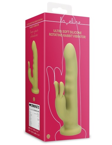 Vibro Rabbit Rotatif Greenbit 14 x 4cm | FetishXplore