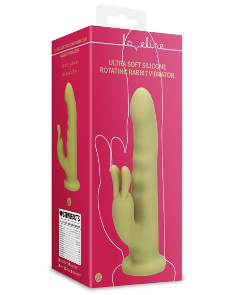 Vibro Rabbit Rotatif Greenbit 14 x 4cm | FetishXplore