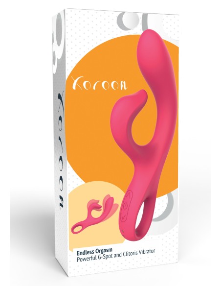 Vibro Rabbit Endless Orgasm 22cm Fuchsia | FetishXplore