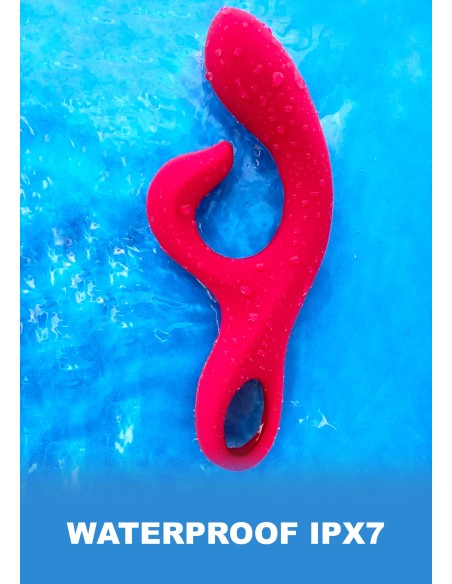 Vibro Rabbit Endless Orgasm 22cm Fuchsia | FetishXplore