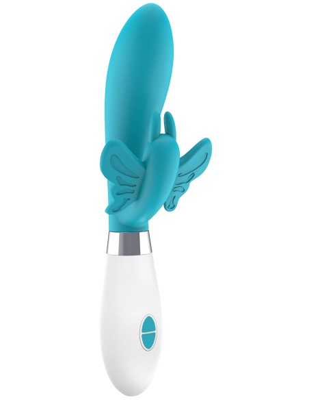 Vibro Rabbit Alexios 21cm Bleu | FetishXplore