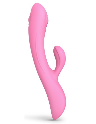 Vibro Rabbit Bunny & Clyde Love to Love 22cm Rose | FetishXplore