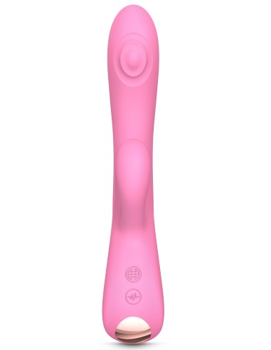Vibro Rabbit Bunny & Clyde Love to Love 22cm Rose | FetishXplore