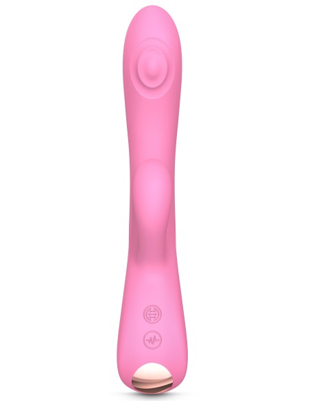 Vibro Rabbit Bunny & Clyde Love to Love 22cm Rose | FetishXplore