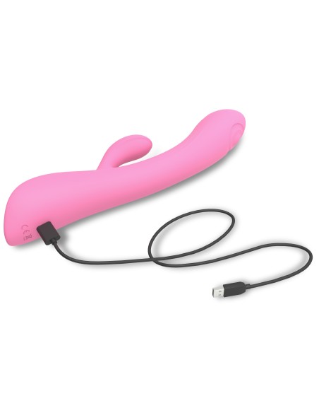 Vibro Rabbit Bunny & Clyde Love to Love 22cm Rose | FetishXplore