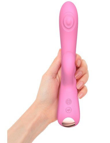 Vibro Rabbit Bunny & Clyde Love to Love 22cm Rose | FetishXplore