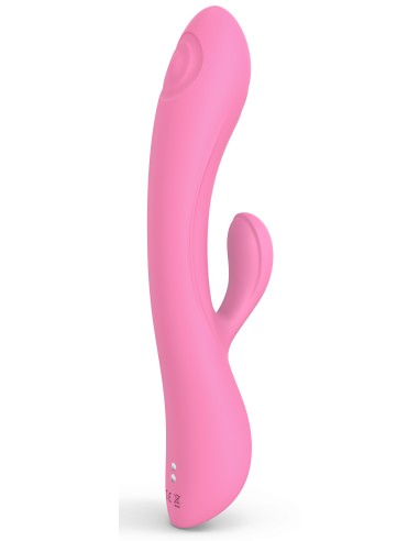 Vibro Rabbit Bunny & Clyde Love to Love 22cm Rose | FetishXplore