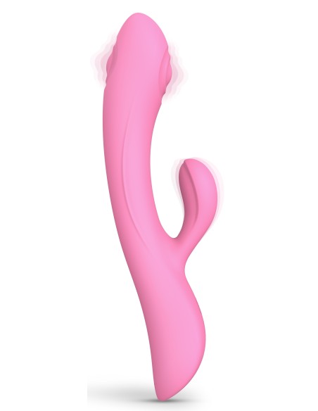 Vibro Rabbit Bunny & Clyde Love to Love 22cm Rose | FetishXplore