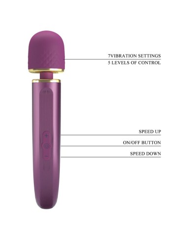 Wand Colorfull 24cm Head 48mm Purple