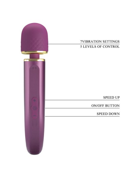 Wand Colorfull 24cm Head 48mm Purple