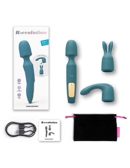 Wand R-Evolution Love To Love Vert | FetishXplore