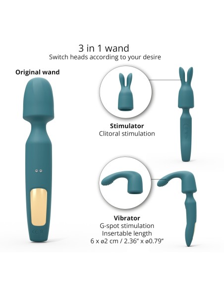 Wand R-Evolution Love To Love Vert | FetishXplore