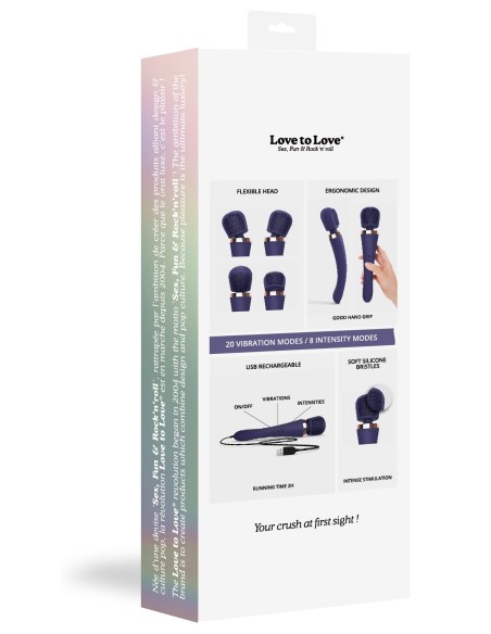 Wand Brush Crush Indigo | FetishXplore