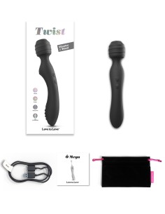 Wand Twist 12 x 3.5cm Noir | FetishXplore 2