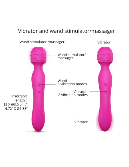 Wand Twist 12 x 3.5cm Pink