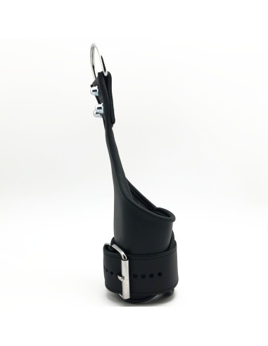 Menottes Suspension Cuir Mains Pieds - The Red | FetishXplore