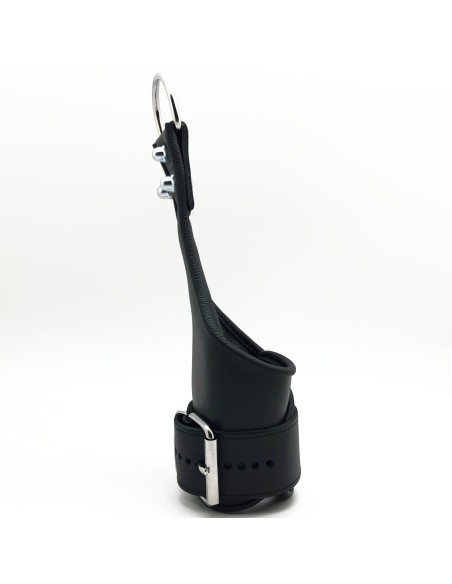 Menottes Suspension Cuir Mains Pieds - The Red | FetishXplore